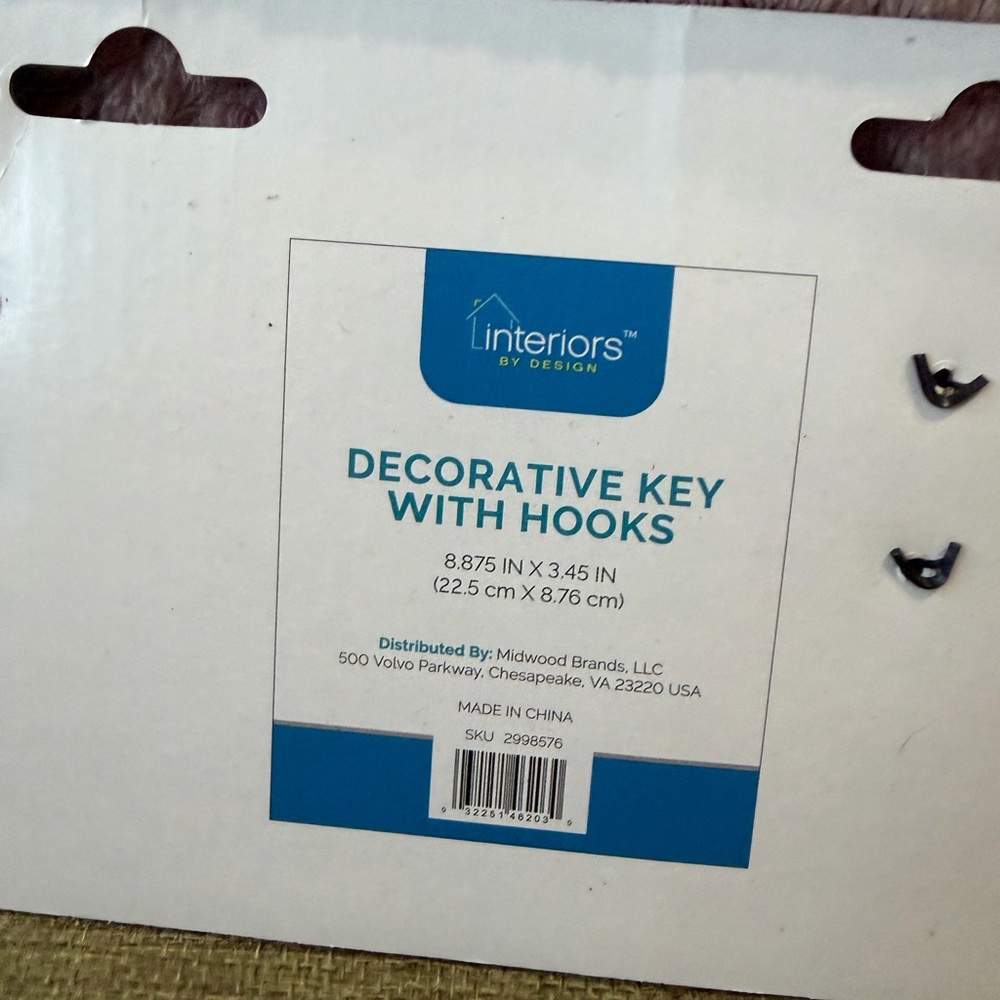 🤯 Mainstays Black Key Wall Hooks - Picture 2 of 3